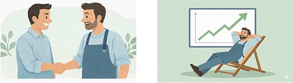 Vue d'à côte, votre communication en Charente-Maritime.